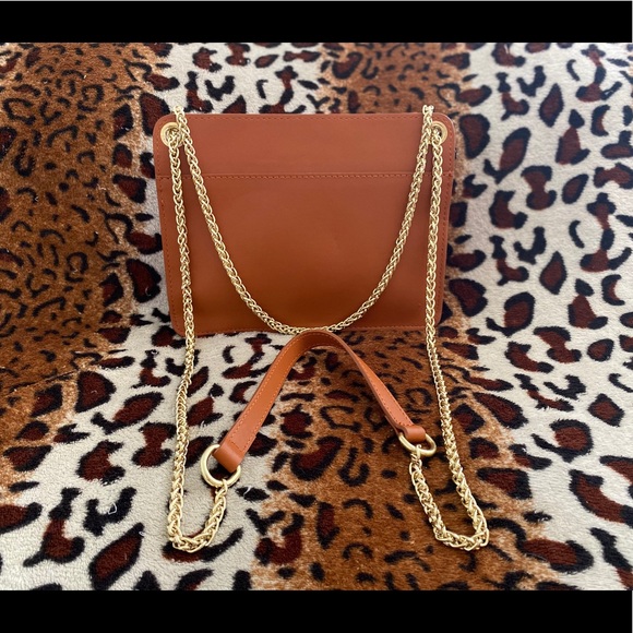 Opus Mind Handbags - Brown and Gold Opus Mind crossbody purse